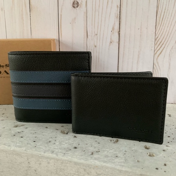 NWT COACH 3in1 WALLET WITH VARSITY STRIPE - Picture 6 of 8